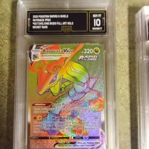 Pokémon card gma 10 rayquaza